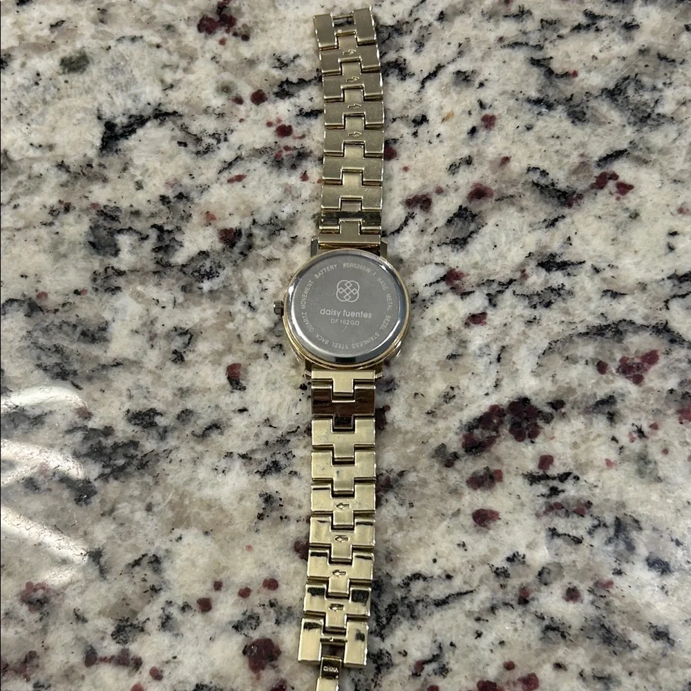 Daisy Fuentes Gold Tone‎ Watch with Crystal Accents